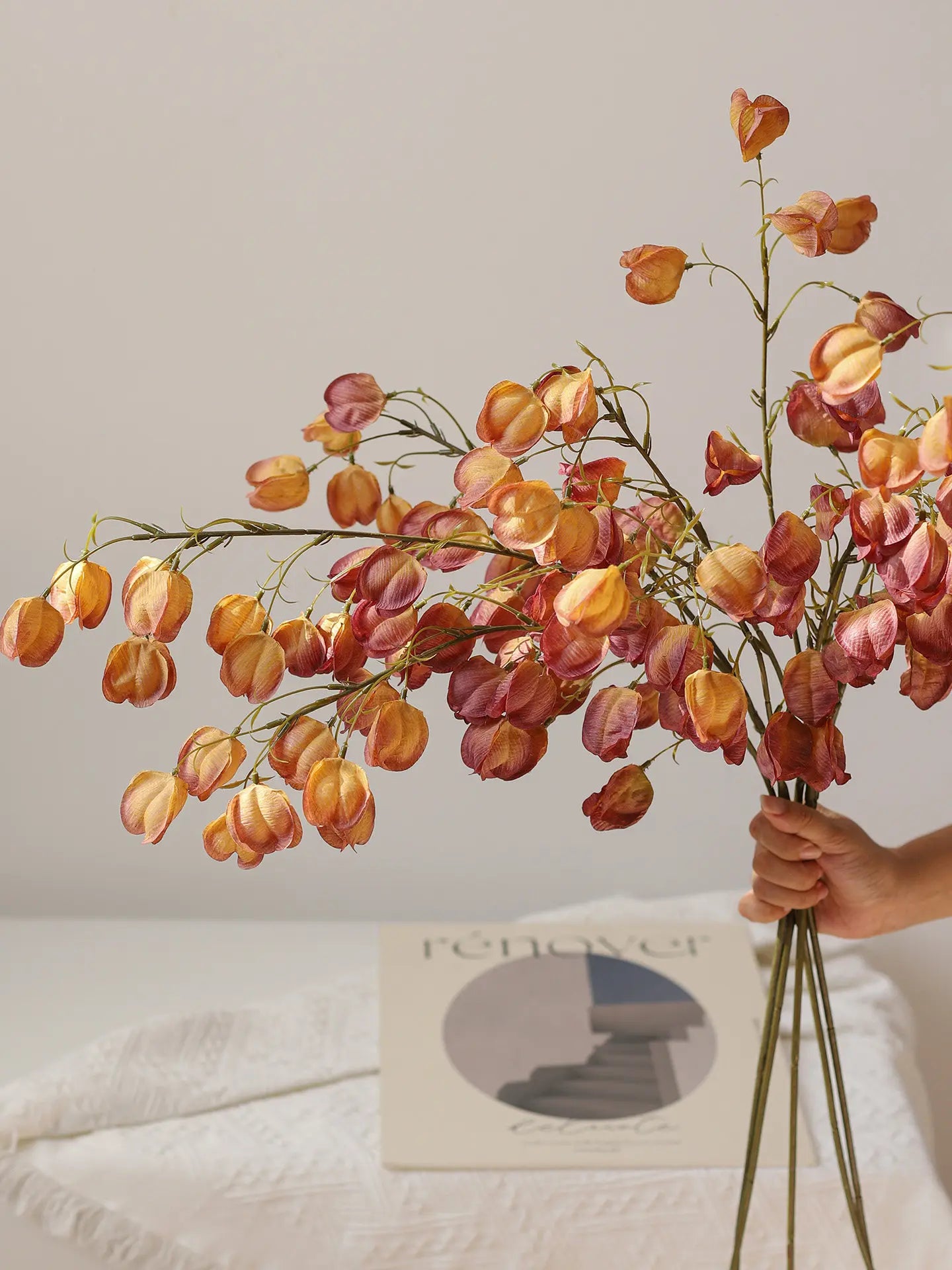 Faux Chinese Lantern Branch – 38”