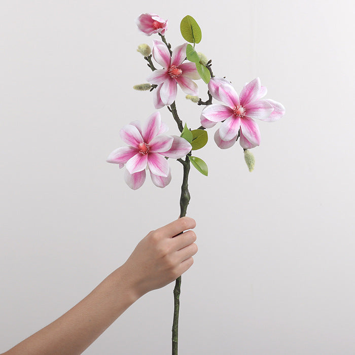 Faux Magnolia Spray – 24”