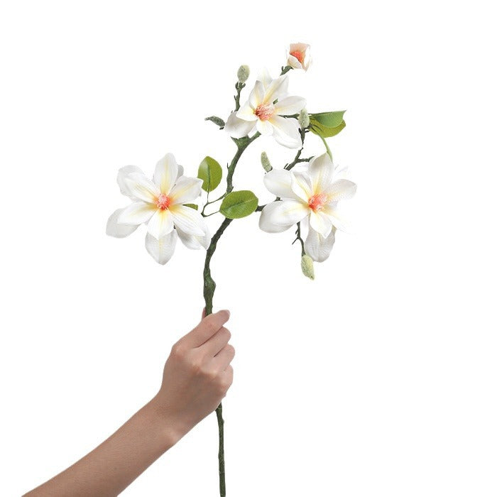 Faux Magnolia Spray – 24”