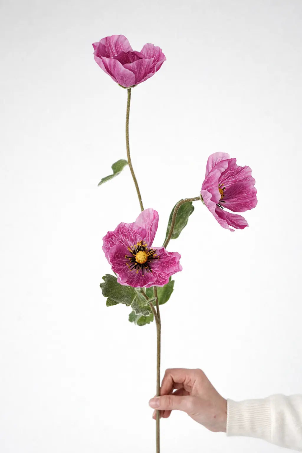 Faux Poppy Stem – 29”