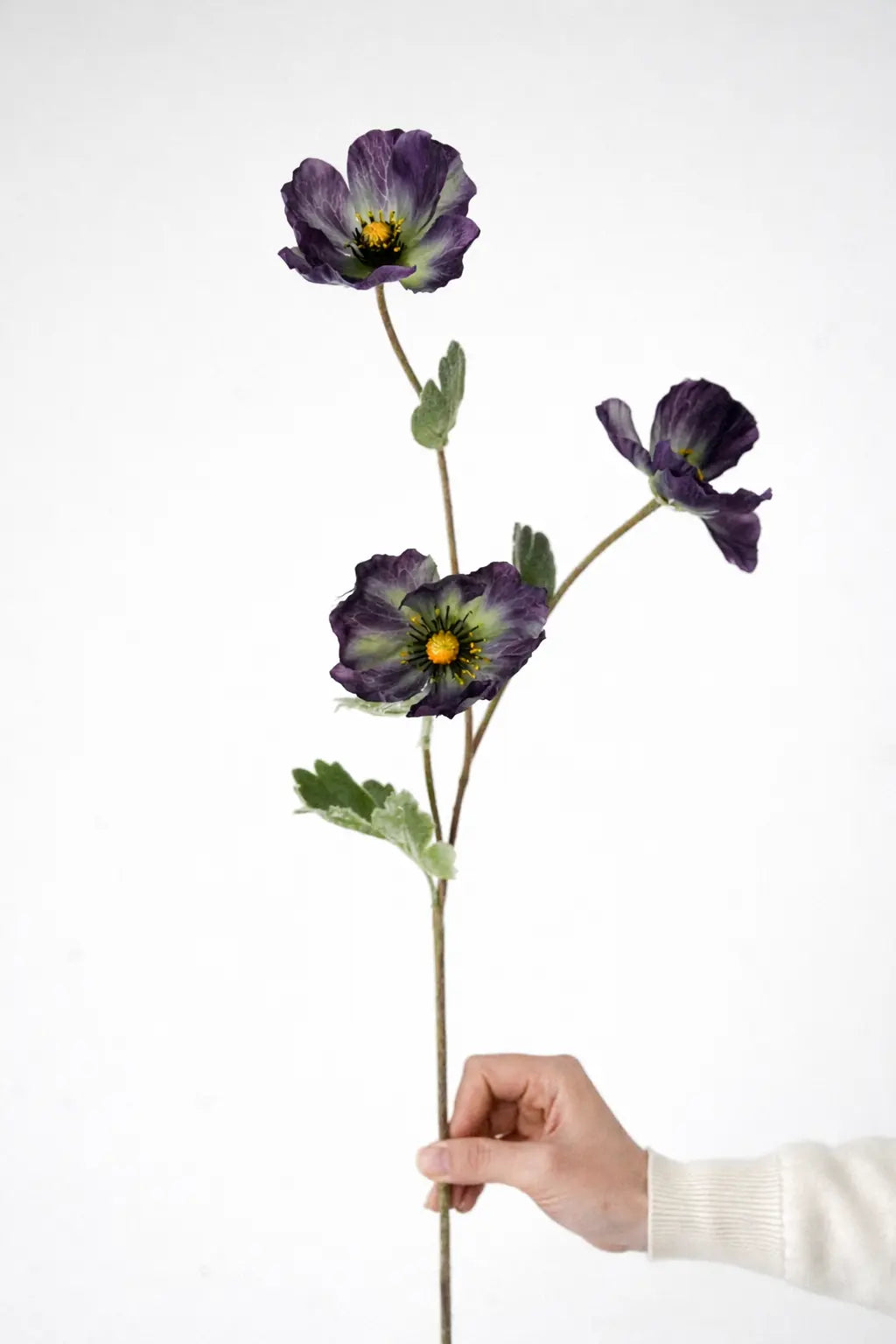 Faux Poppy Stem – 29”