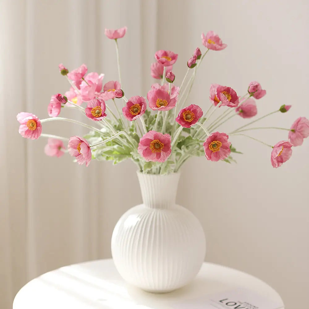 Faux Poppy Stem – 29”