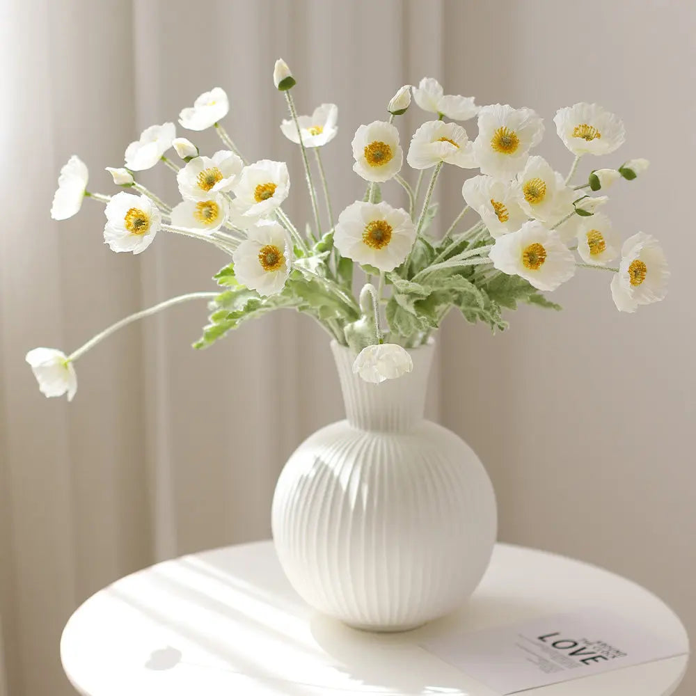 Faux Poppy Stem – 29”