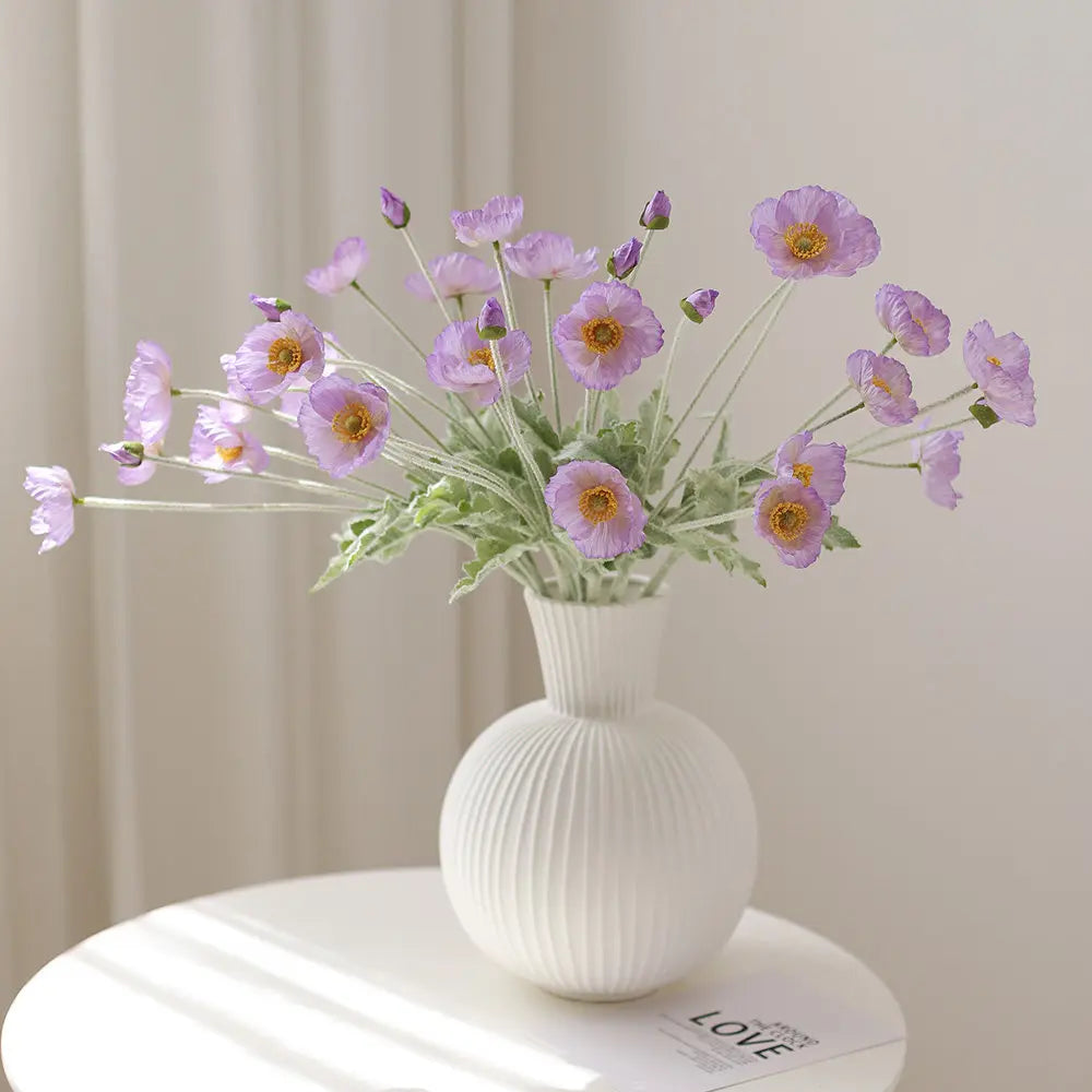 Faux Poppy Stem – 29”
