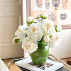Timeless Ivory Peony Stem – 19”