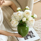 Timeless Ivory Peony Stem – 19”