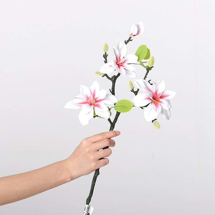 Faux Magnolia Spray – 24”