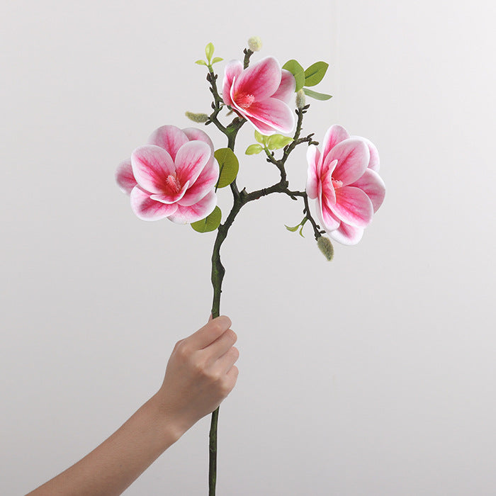 Faux Magnolia Spray – 24”