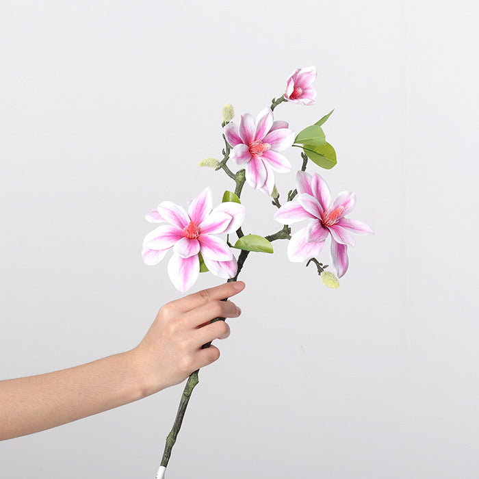 Faux Magnolia Spray – 24”