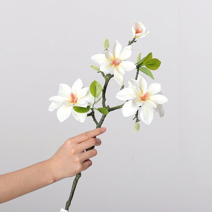 Faux Magnolia Spray – 24”