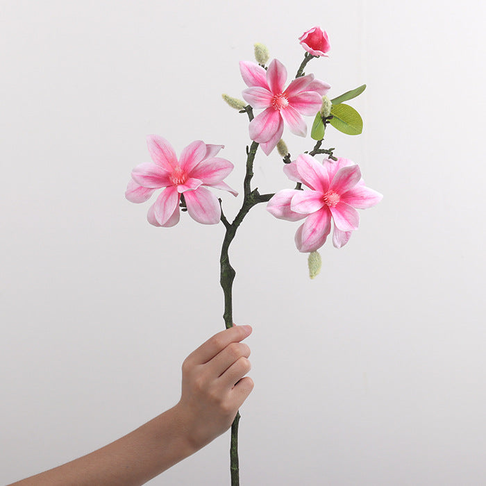 Faux Magnolia Spray – 24”