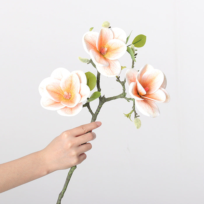 Faux Magnolia Spray – 24”