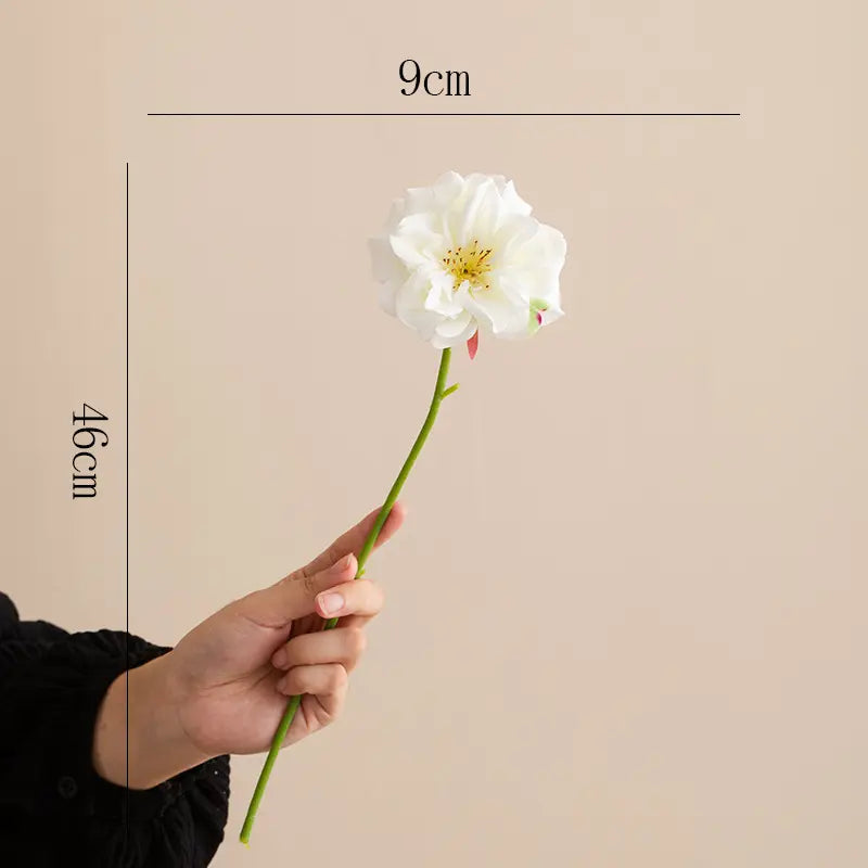 Faux Wild Rose Spray – 18” Faux Floral Stem