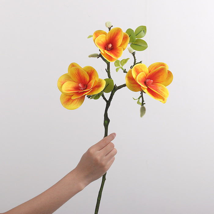 Faux Magnolia Spray – 24”